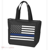 Blue Lives Matter Flag Tote Bag thumb 3
