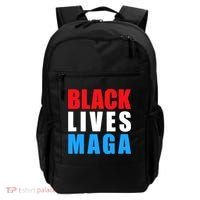 Black Lives MAGA Black Conservative Republican ProTrump Backpack thumb 0