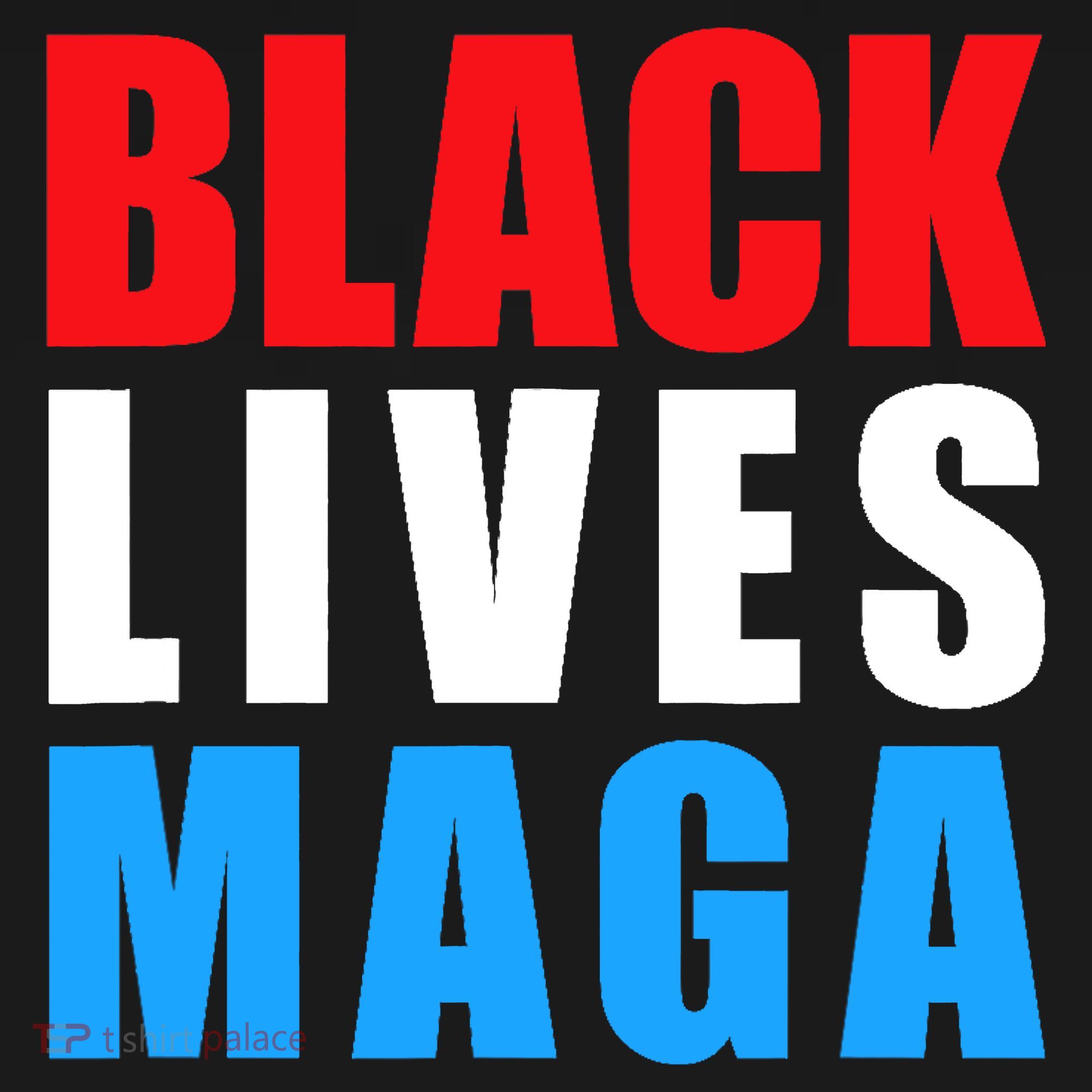 Black Lives MAGA Black Conservative Republican ProTrump Ornament
