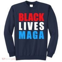 Black Lives MAGA Black Conservative Republican ProTrump Sweatshirt thumb 0