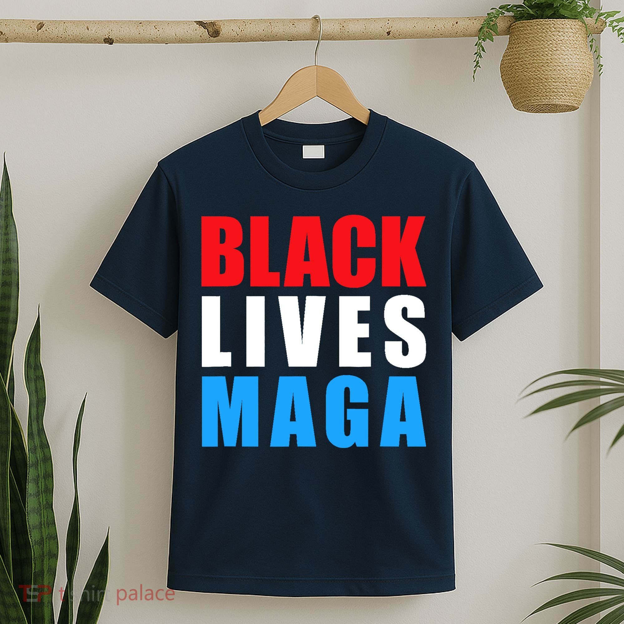 Black Lives MAGA Black Conservative Republican ProTrump T-Shirt