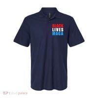 Black Lives MAGA Black Conservative Republican ProTrump Polo thumb 0