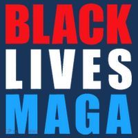 Black Lives MAGA Black Conservative Republican ProTrump Women's Hoodie thumb 2