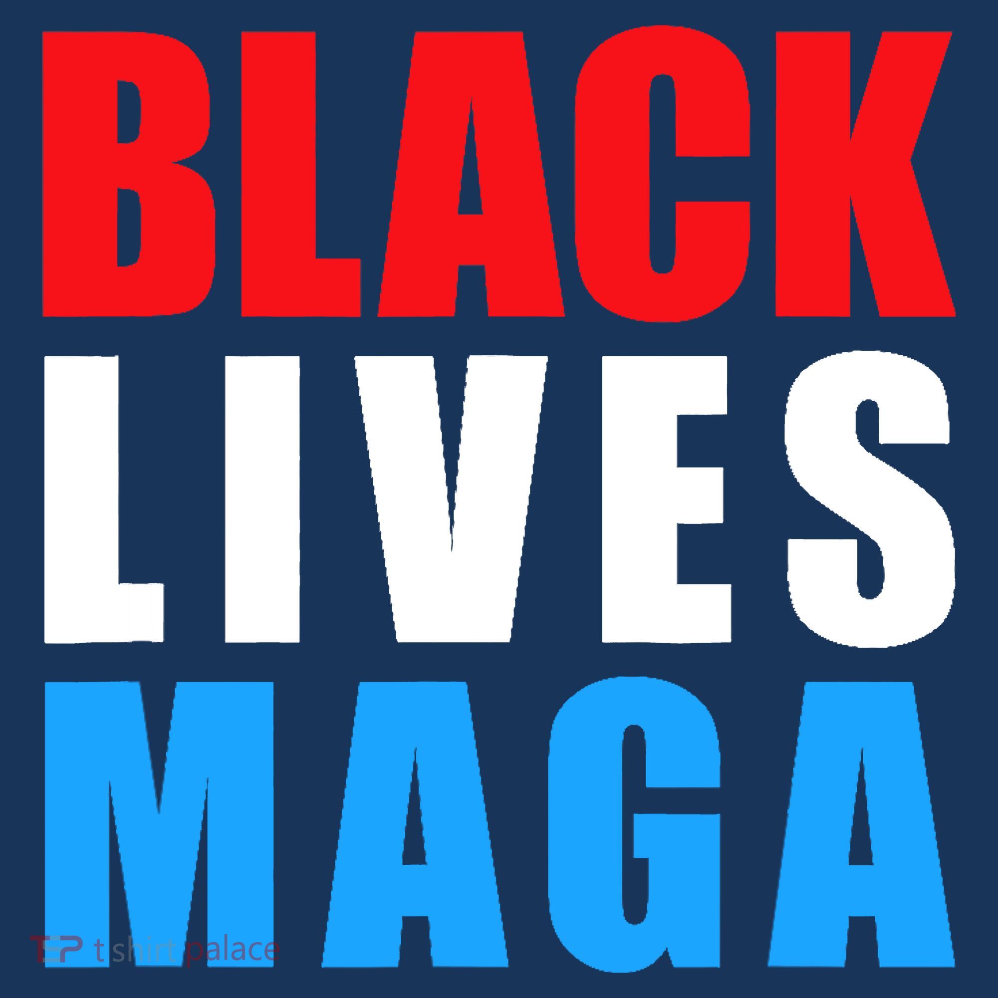 Black Lives MAGA Black Conservative Republican ProTrump Women's Hoodie