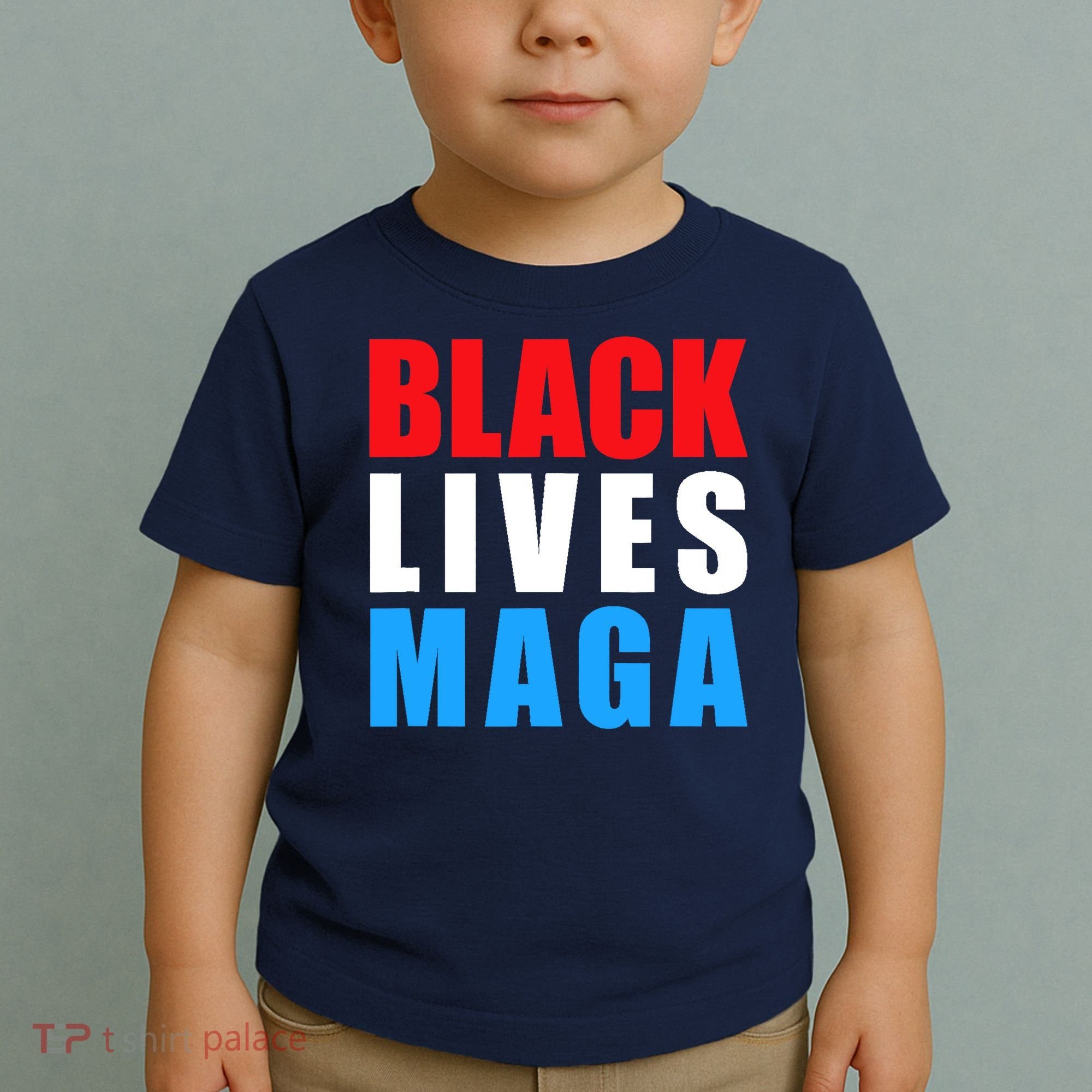 Black Lives MAGA Black Conservative Republican ProTrump Toddler T-Shirt