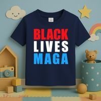 Black Lives MAGA Black Conservative Republican ProTrump Toddler T-Shirt thumb 3
