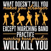 Band Life Marching Band Practice Will Kill You Baby Bodysuit thumb 2