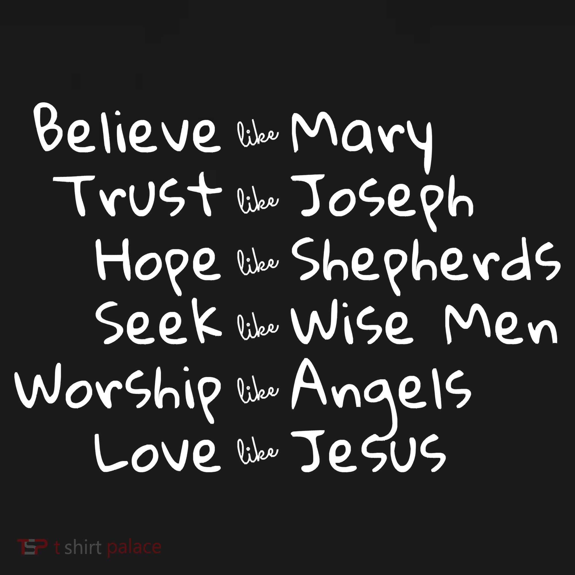 Believe Like Mary And Trust Like Joseph Christmas Mousepad