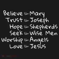 Believe Like Mary And Trust Like Joseph Christmas Women's Tank Top thumb 5