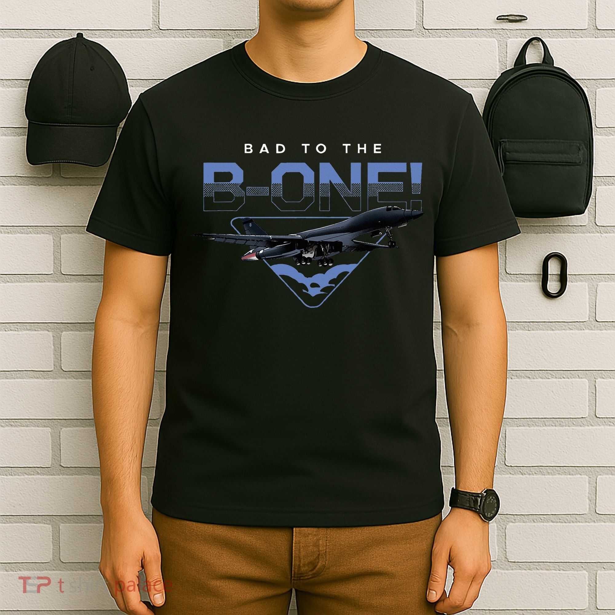 B1 Lancer Military Jet Bomber Airplane T-Shirt