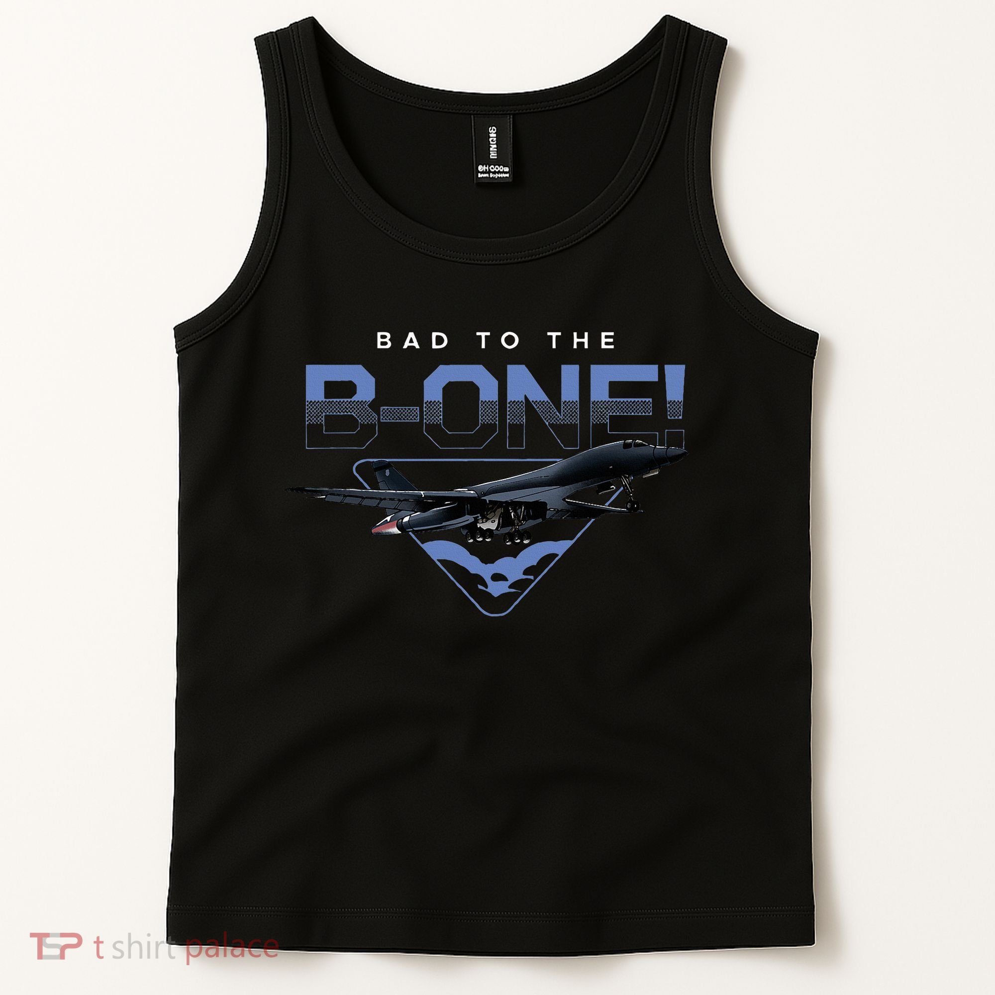 B1 Lancer Military Jet Bomber Airplane Tank Top