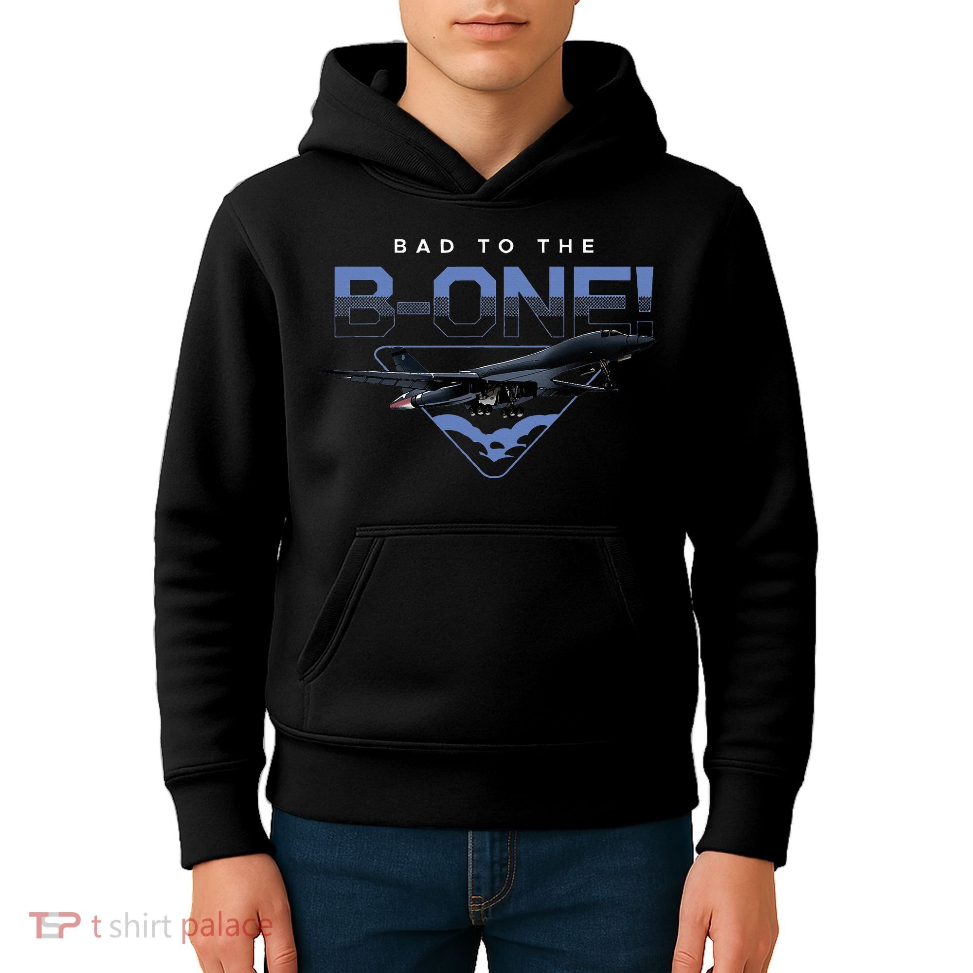 B1 Lancer Military Jet Bomber Airplane Kids Hoodie