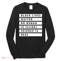 Black Lives Matter 's Rights Are Human Rights Long Sleeve Shirt thumb 0