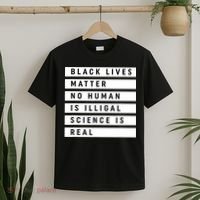 Black Lives Matter 's Rights Are Human Rights T-Shirt thumb 2