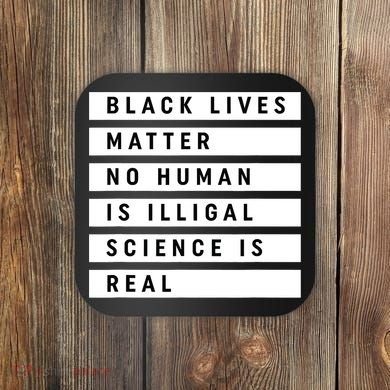 Black Lives Matter 's Rights Are Human Rights Coaster