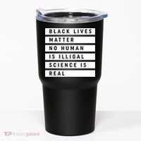 Black Lives Matter 's Rights Are Human Rights Tumbler thumb 0