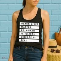 Black Lives Matter 's Rights Are Human Rights Women's Tank Top thumb 2