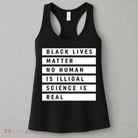 Black Lives Matter 's Rights Are Human Rights Women's Tank Top thumb 3