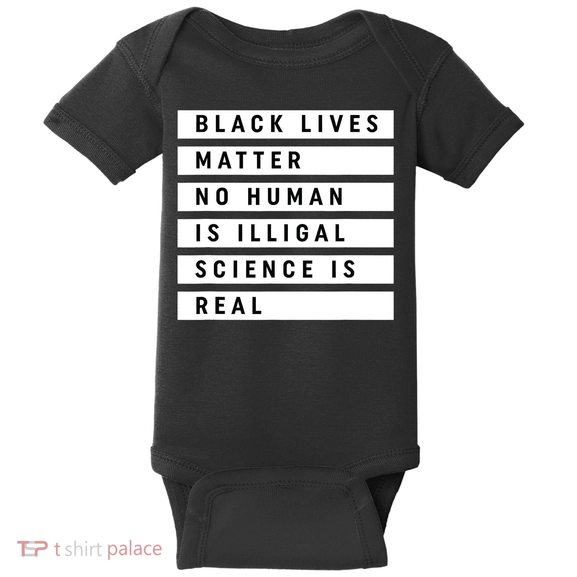 Black Lives Matter 's Rights Are Human Rights Baby Bodysuit