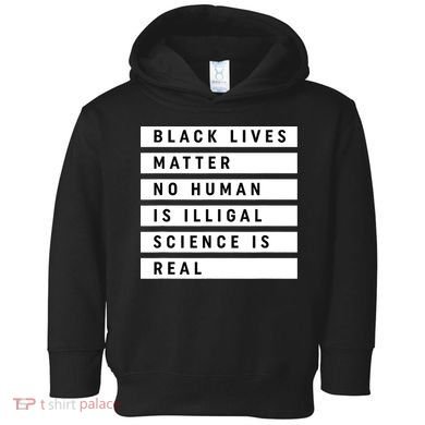 Black Lives Matter 's Rights Are Human Rights Toddler Hoodie