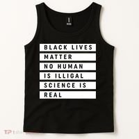Black Lives Matter 's Rights Are Human Rights Tank Top thumb 2