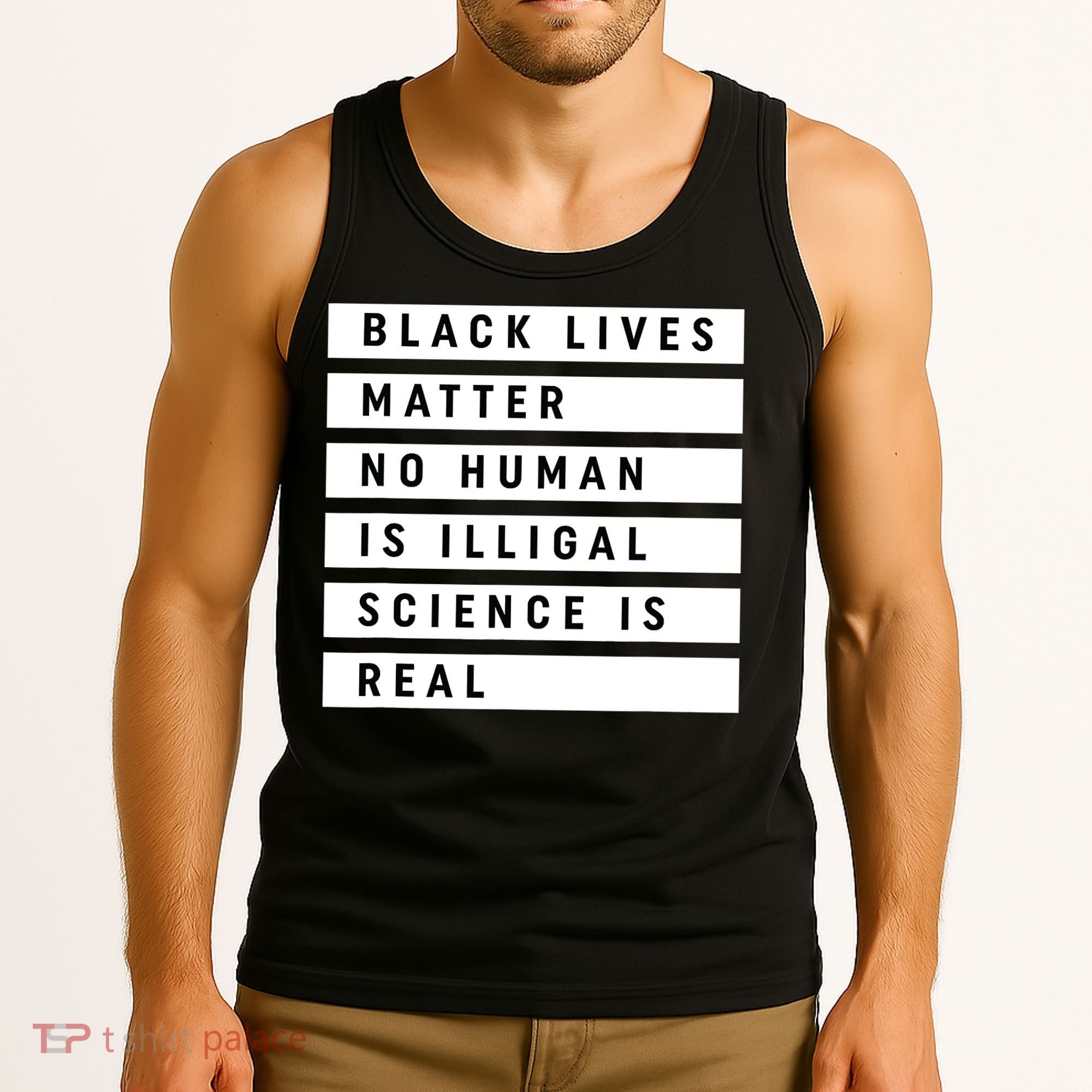 Black Lives Matter 's Rights Are Human Rights Tank Top
