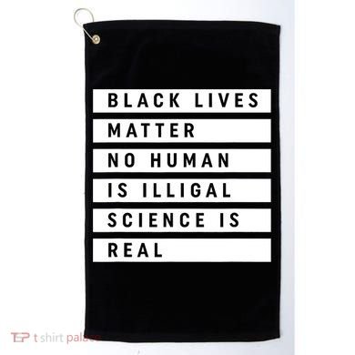 Black Lives Matter 's Rights Are Human Rights Golf Towel