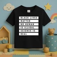 Black Lives Matter 's Rights Are Human Rights Toddler T-Shirt thumb 3