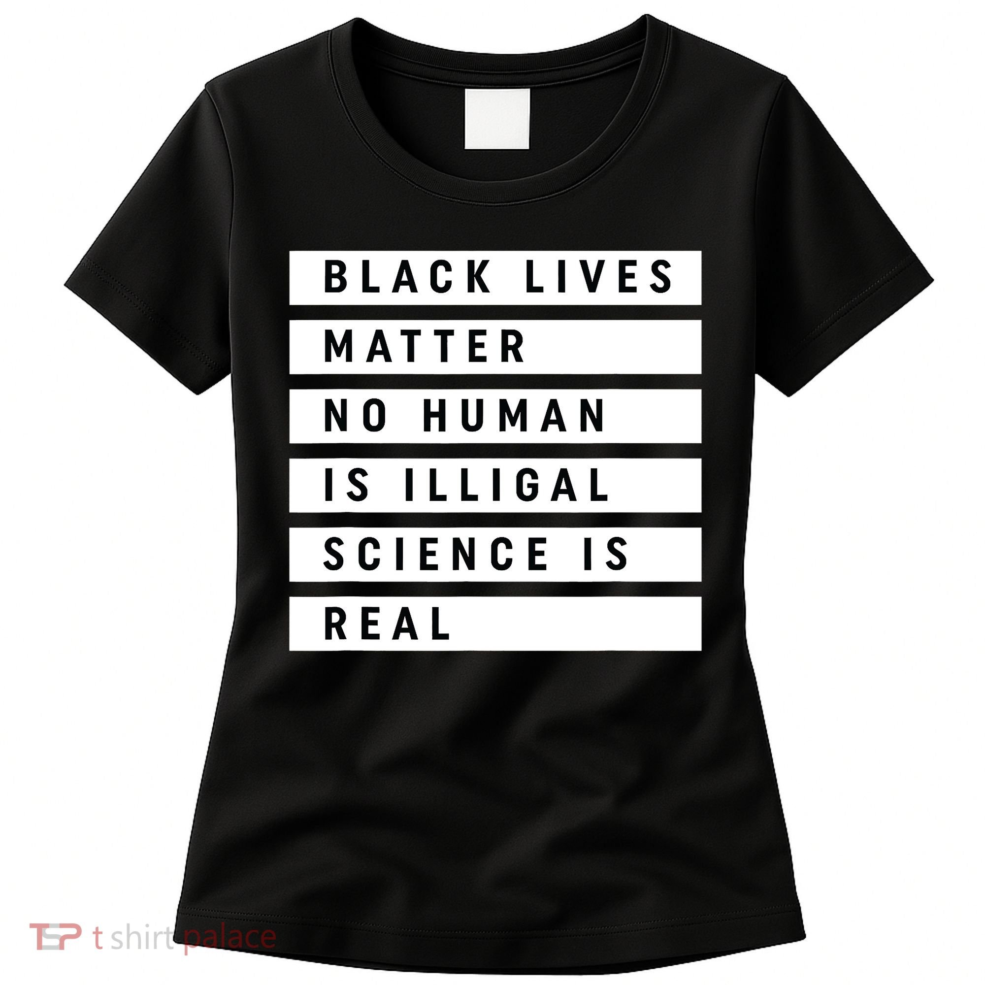 Black Lives Matter 's Rights Are Human Rights Women's T-Shirt