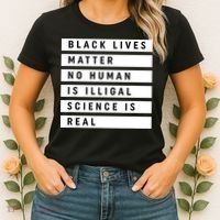 Black Lives Matter 's Rights Are Human Rights Women's T-Shirt thumb 2