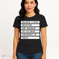Black Lives Matter 's Rights Are Human Rights Women's T-Shirt thumb 4