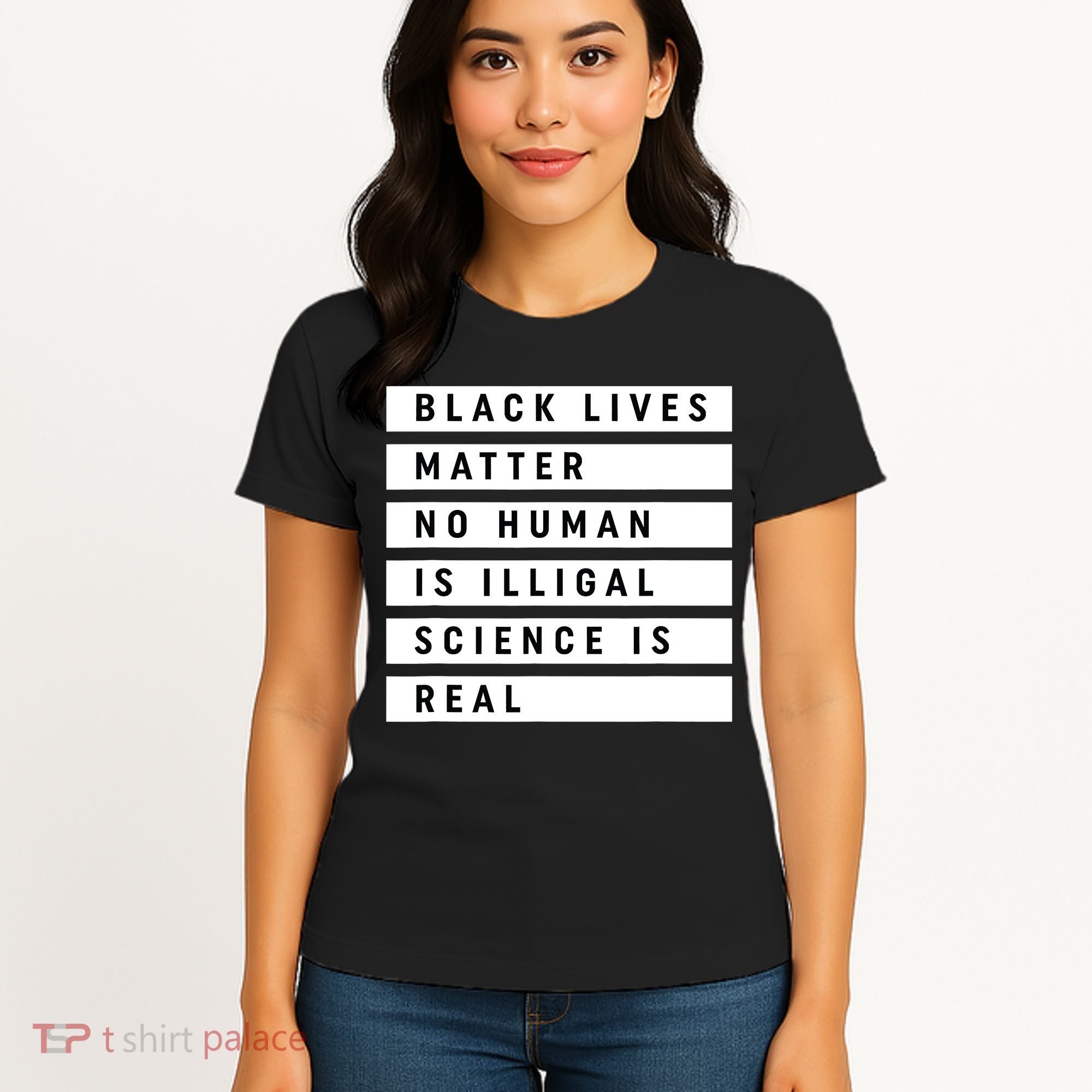 Black Lives Matter 's Rights Are Human Rights Women's T-Shirt