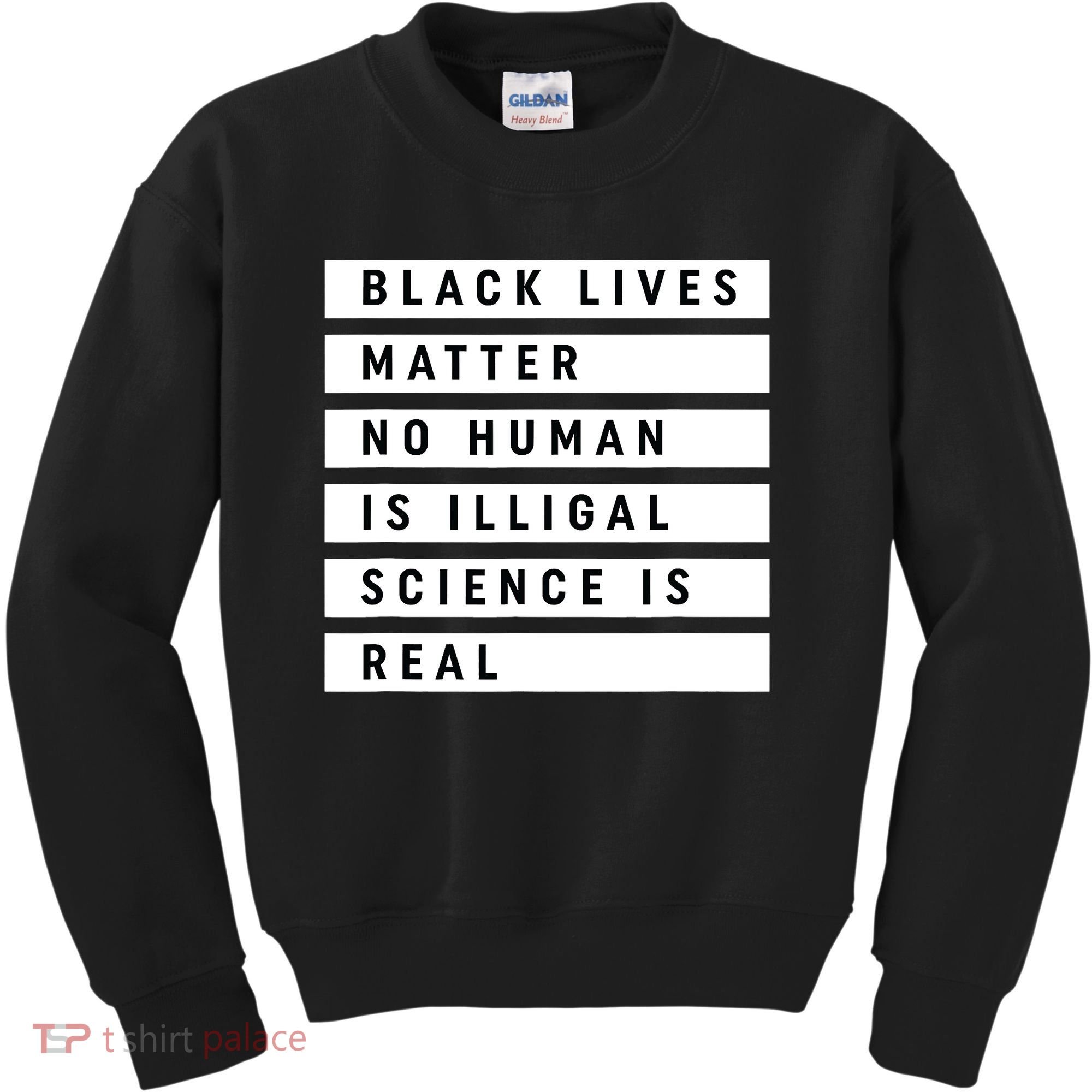 Black Lives Matter 's Rights Are Human Rights Kids Sweatshirt