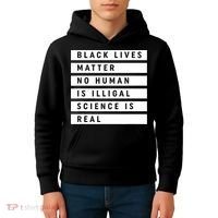 Black Lives Matter 's Rights Are Human Rights Kids Hoodie thumb 4