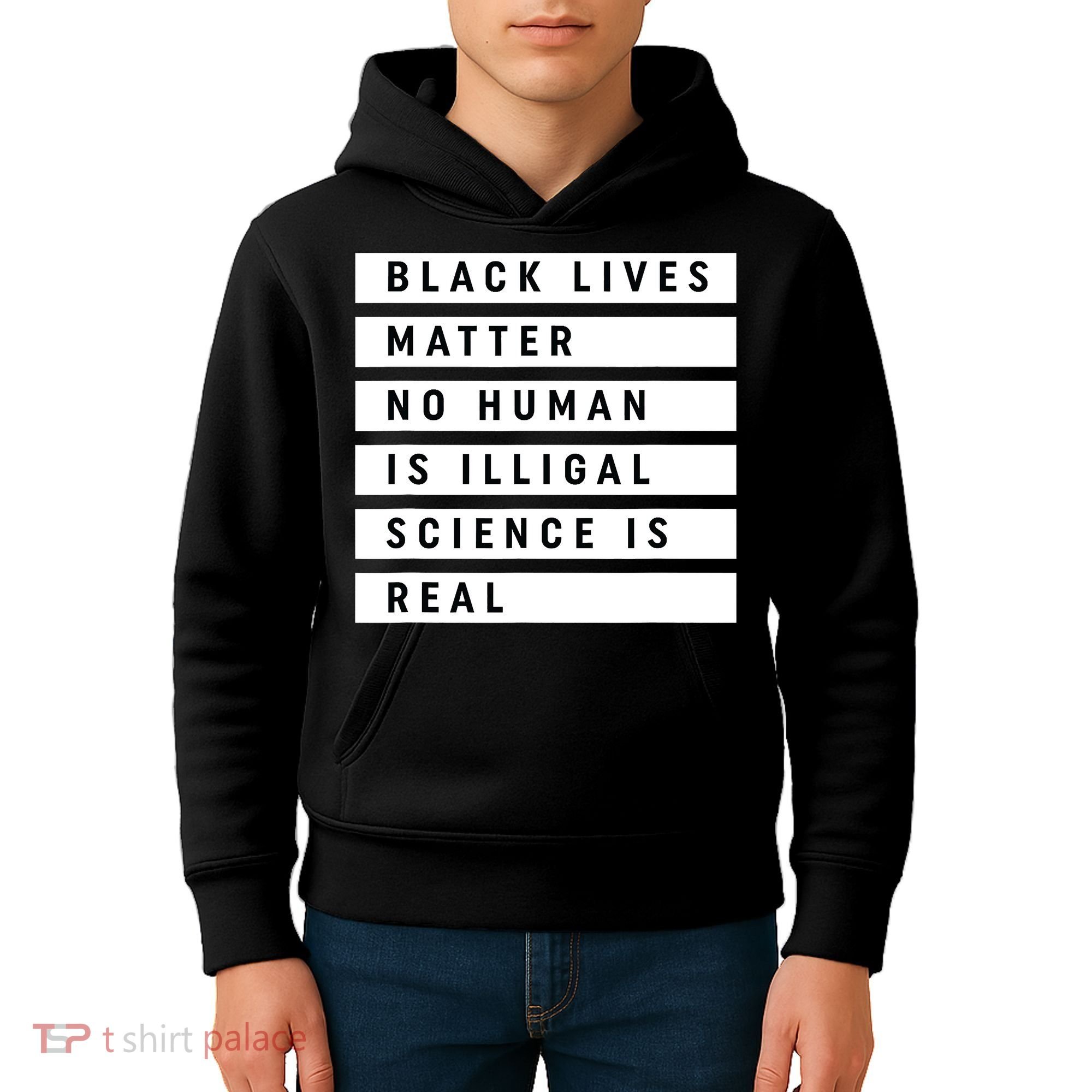 Black Lives Matter 's Rights Are Human Rights Kids Hoodie