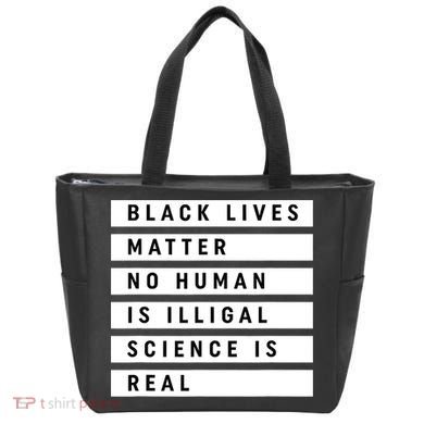 Black Lives Matter 's Rights Are Human Rights Tote Bag