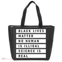 Black Lives Matter 's Rights Are Human Rights Tote Bag thumb 0