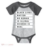 Black Lives Matter 's Rights Are Human Rights Infant Baby Jersey Bodysuit thumb 0