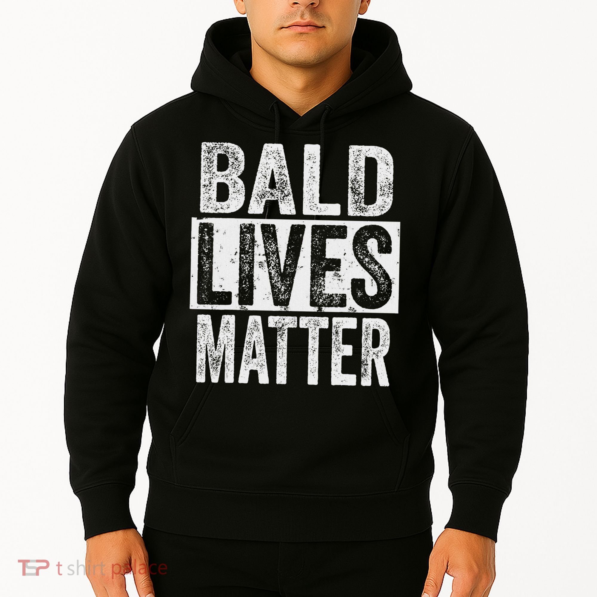 Bald Lives Matter  Funny Bald Is Beautifu Hoodie
