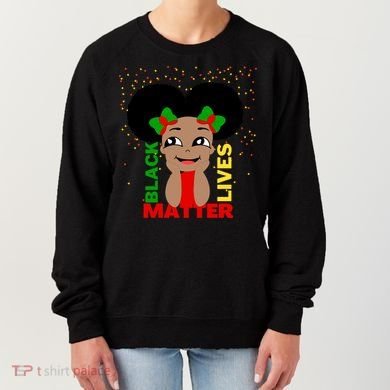 Black Lives Matter African American Cute Pride Women's Sweatshirt