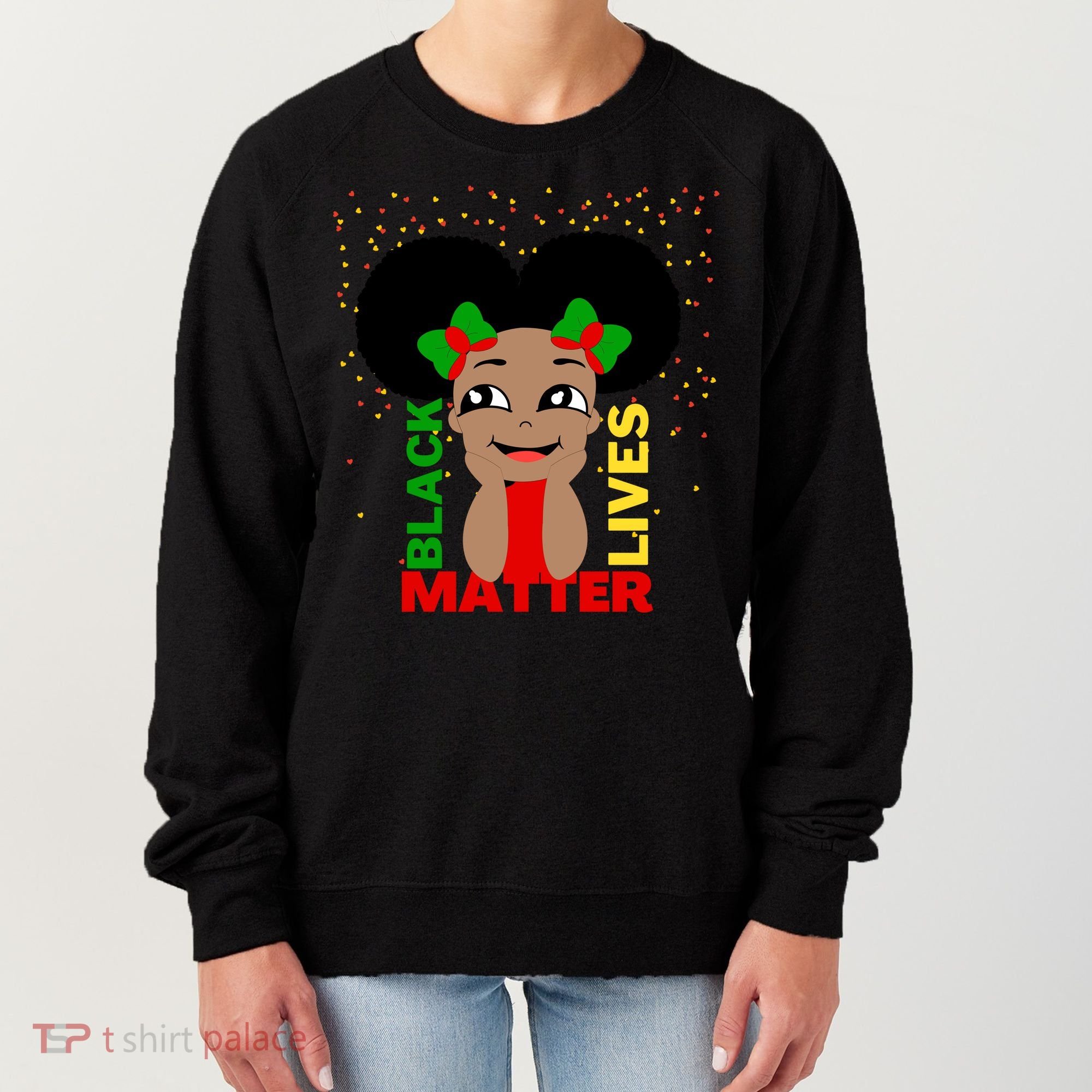 Black Lives Matter African American Cute Pride Women's Sweatshirt