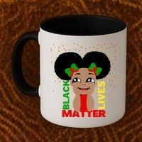 Black Lives Matter African American Cute Pride Coffee Mug thumb 2