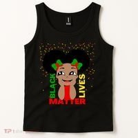 Black Lives Matter African American Cute Pride Tank Top thumb 2