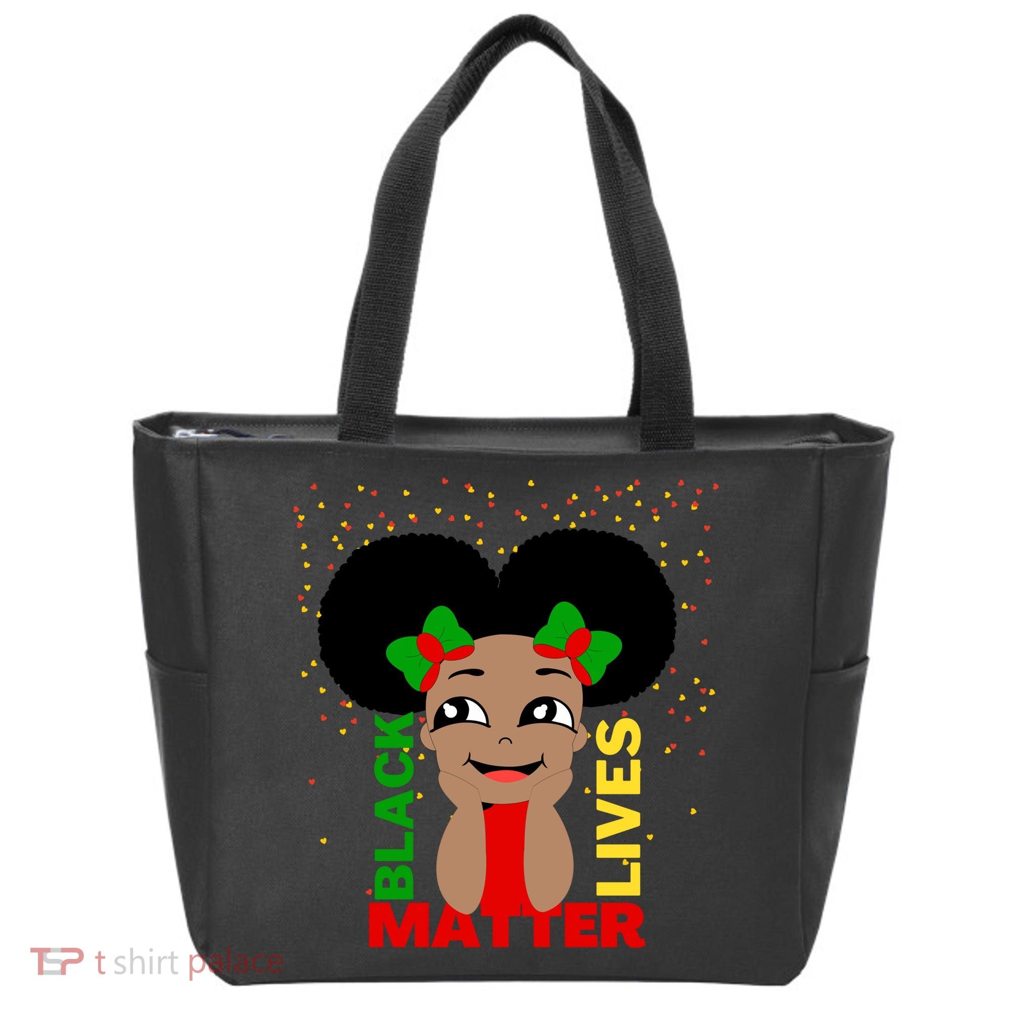 Black Lives Matter African American Cute Pride Tote Bag
