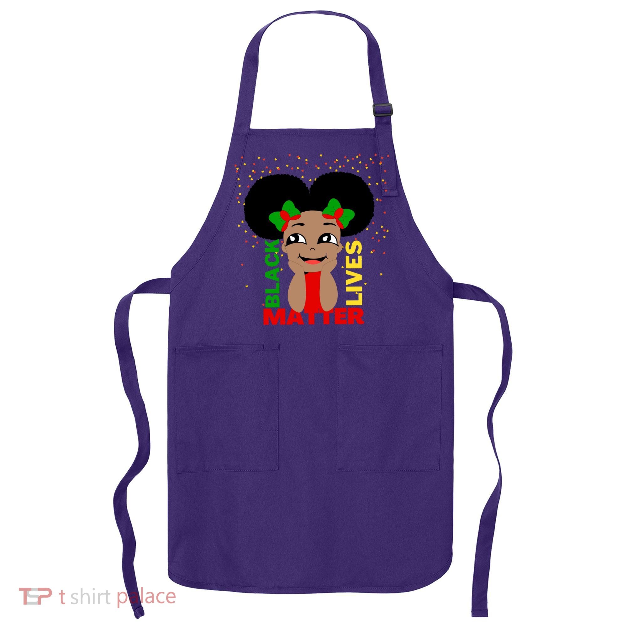 Black Lives Matter African American Cute Pride Apron