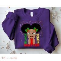 Black Lives Matter African American Cute Pride Sweatshirt thumb 2