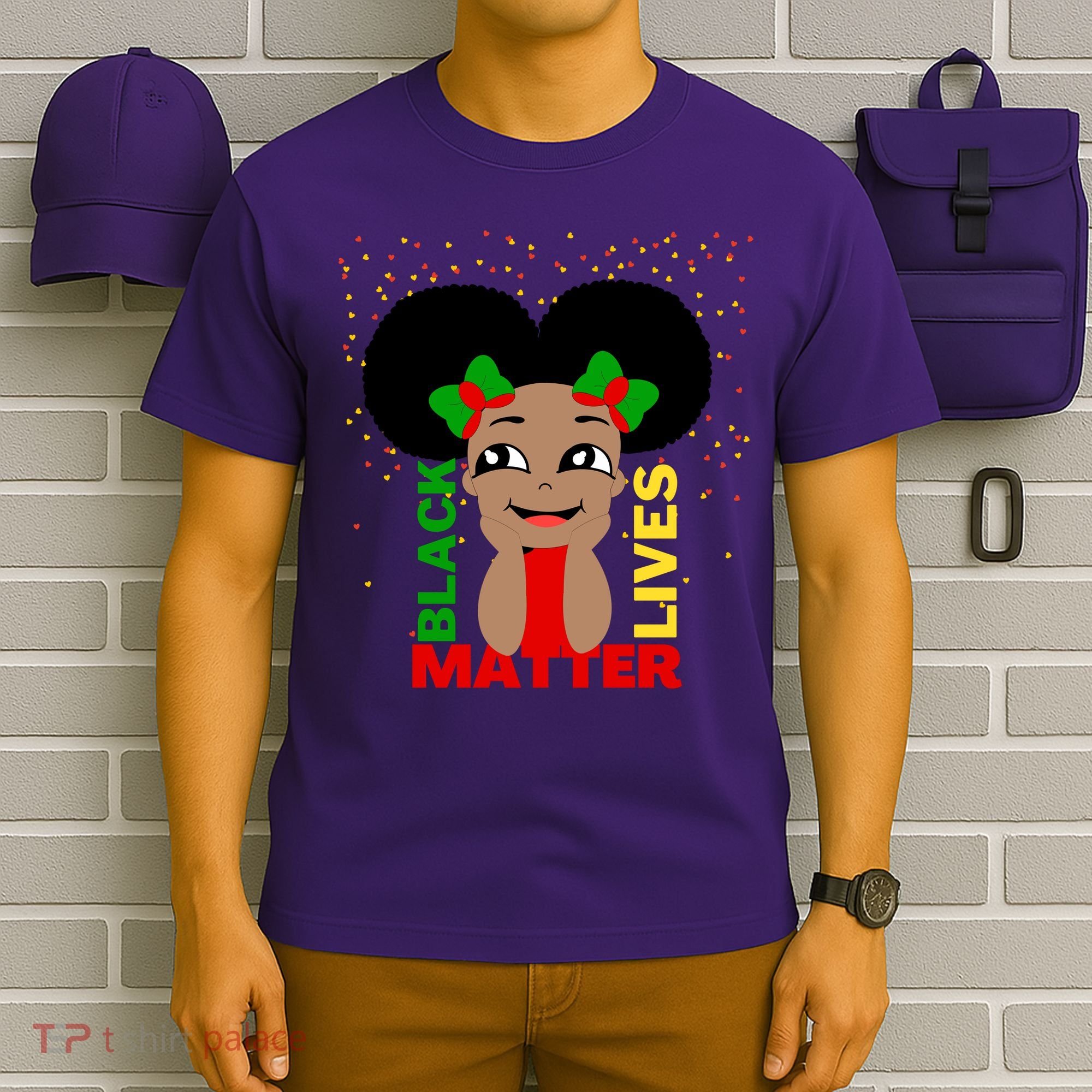 Black Lives Matter African American Cute Pride T-Shirt