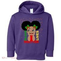 Black Lives Matter African American Cute Pride Toddler Hoodie thumb 0