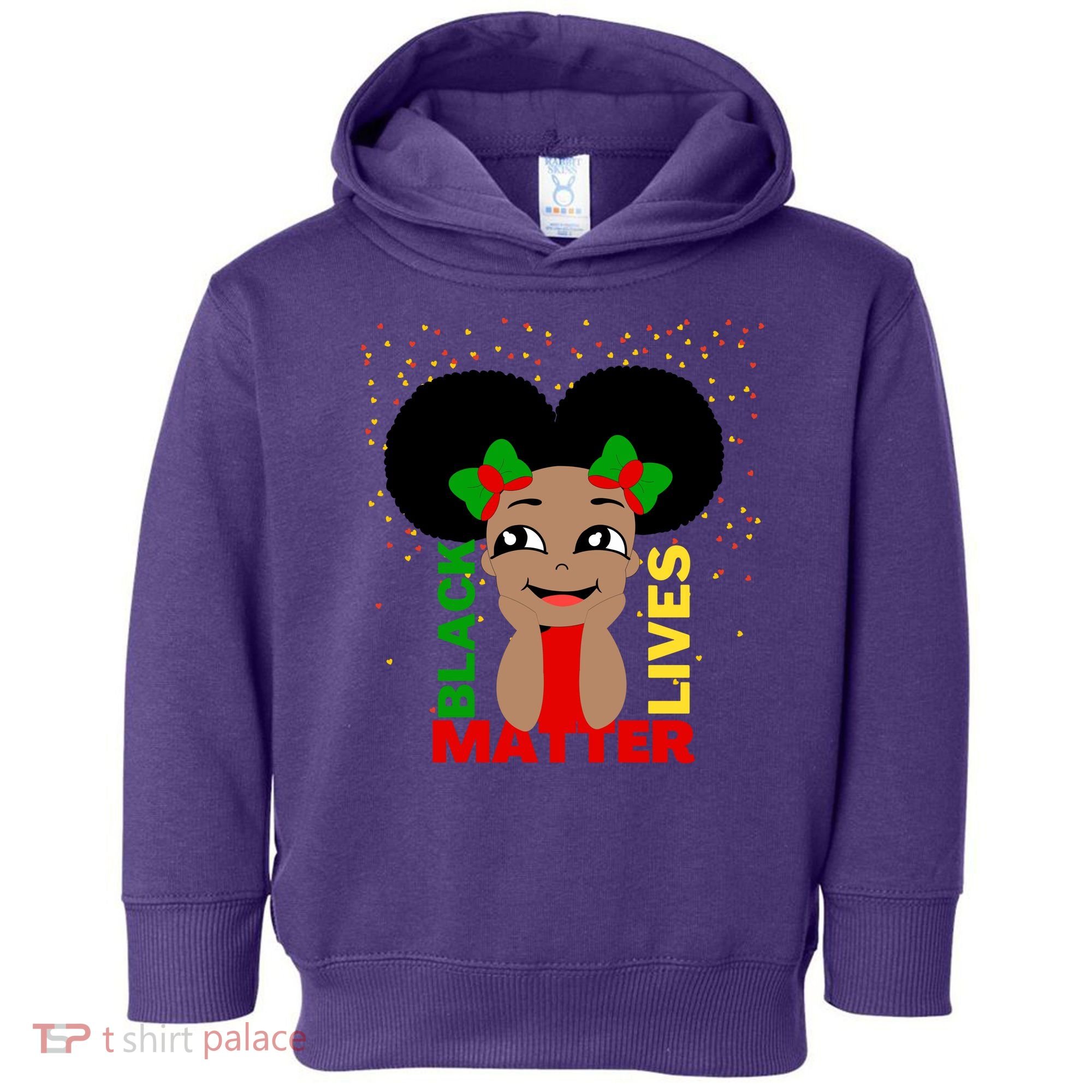 Black Lives Matter African American Cute Pride Toddler Hoodie