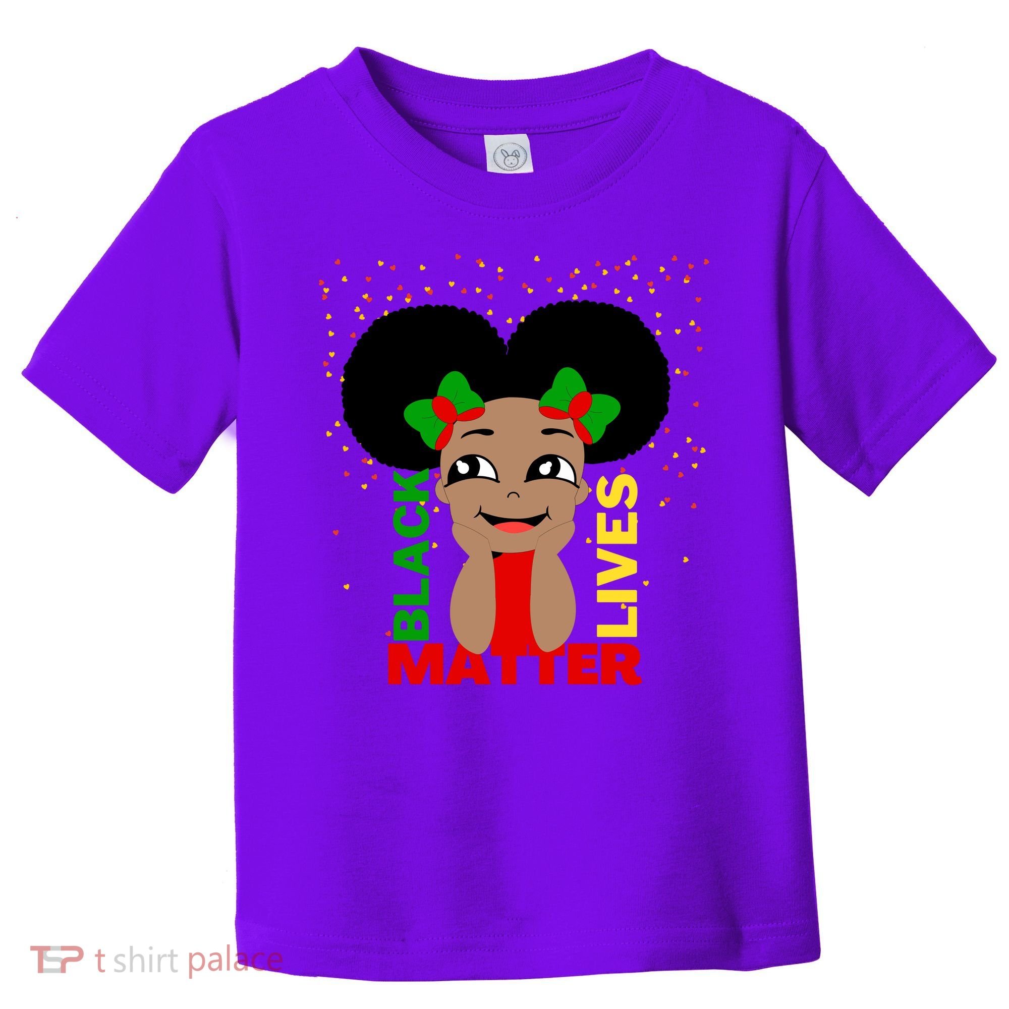 Black Lives Matter African American Cute Pride Toddler T-Shirt